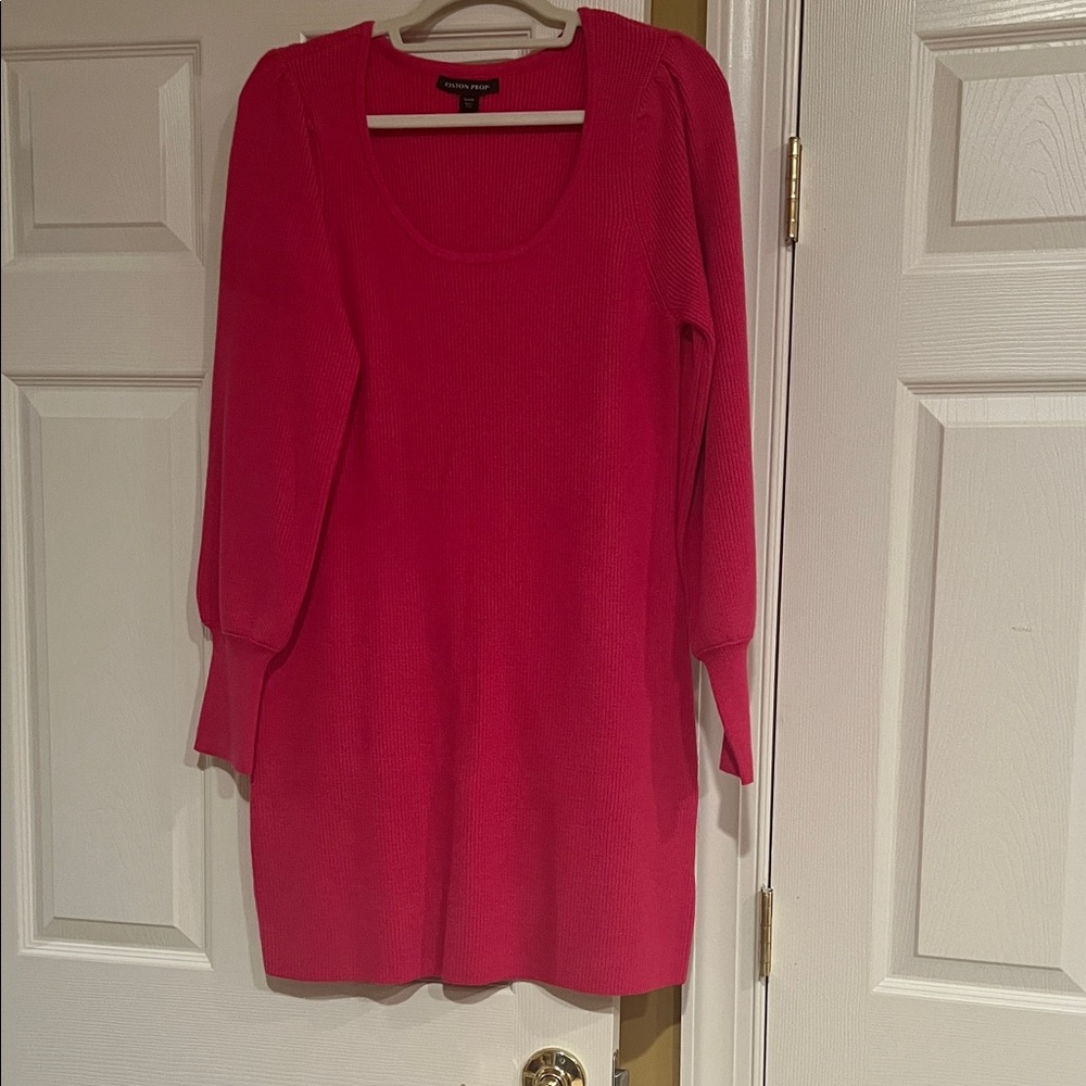 Boston Proper Pink Sweater Dress